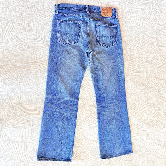 VTG Y2K Heavy Ounce Men's Relaxed Straight Leg Button Fly Jeans Size 32/32 - Picture 8 of 15